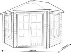 Shire Belvoir 10x10 Glass Apex Tongue & Groove Wooden Cabin - Base Not Included 21 Shire Belvoir 10x10 Glass Apex Tongue & Groove Wooden Cabin - Base Not Included -Gardens and Outdoor shire belvoir 10x10 glass apex tongue groove wooden cabin base not included5019804252398 03t