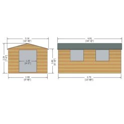 Shire Bison 16x10 Glass Apex Shiplap Wooden Workshop - Base Not Included 6 Shire Bison 16x10 Glass Apex Shiplap Wooden Workshop - Base Not Included -Gardens and Outdoor shire bison 16x10 glass apex shiplap wooden workshop base not included5019804119127 01t bq