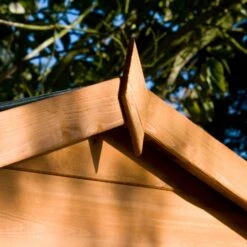 Shire Blenheim 10x8 Glass Bi-fold Door Apex Shiplap Wooden Summer House - Base Not Included -Gardens and Outdoor shire blenheim 10x8 glass bi fold door apex shiplap wooden summer house base not included5019804225491 10i