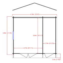 Shire Bourne 14x12 Toughened Glass Apex Tongue & Groove Wooden Cabin 5 Shire Bourne 14x12 Toughened Glass Apex Tongue & Groove Wooden Cabin -Gardens and Outdoor shire bourne 14x12 toughened glass apex tongue groove wooden cabin5019804119905 02t bq