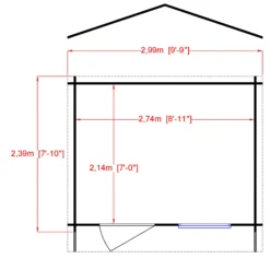 Shire Bucknells 10x8 Toughened Glass Apex Tongue & Groove Wooden Cabin - Base Not Included 7 Shire Bucknells 10x8 Toughened Glass Apex Tongue & Groove Wooden Cabin - Base Not Included -Gardens and Outdoor shire bucknells 10x8 toughened glass apex tongue groove wooden cabin base not included5019804119288 02t bq