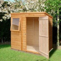 Shire Caldey 6x4 Ft Pent Shiplap Wooden Shed With Floor (Base Included) - Assembly Service Included 13 Shire Caldey 6x4 Ft Pent Shiplap Wooden Shed With Floor (Base Included) - Assembly Service Included -Gardens and Outdoor shire caldey 6x4 ft pent shiplap wooden shed with floor base included assembly service included5019804665426 05bq