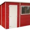Shire Caldey 8x6 Ft Pent Shiplap Wooden Shed With Floor (Base Included) -Gardens and Outdoor shire caldey 8x6 ft pent shiplap wooden shed with floor base included 5019804668434 03c bq