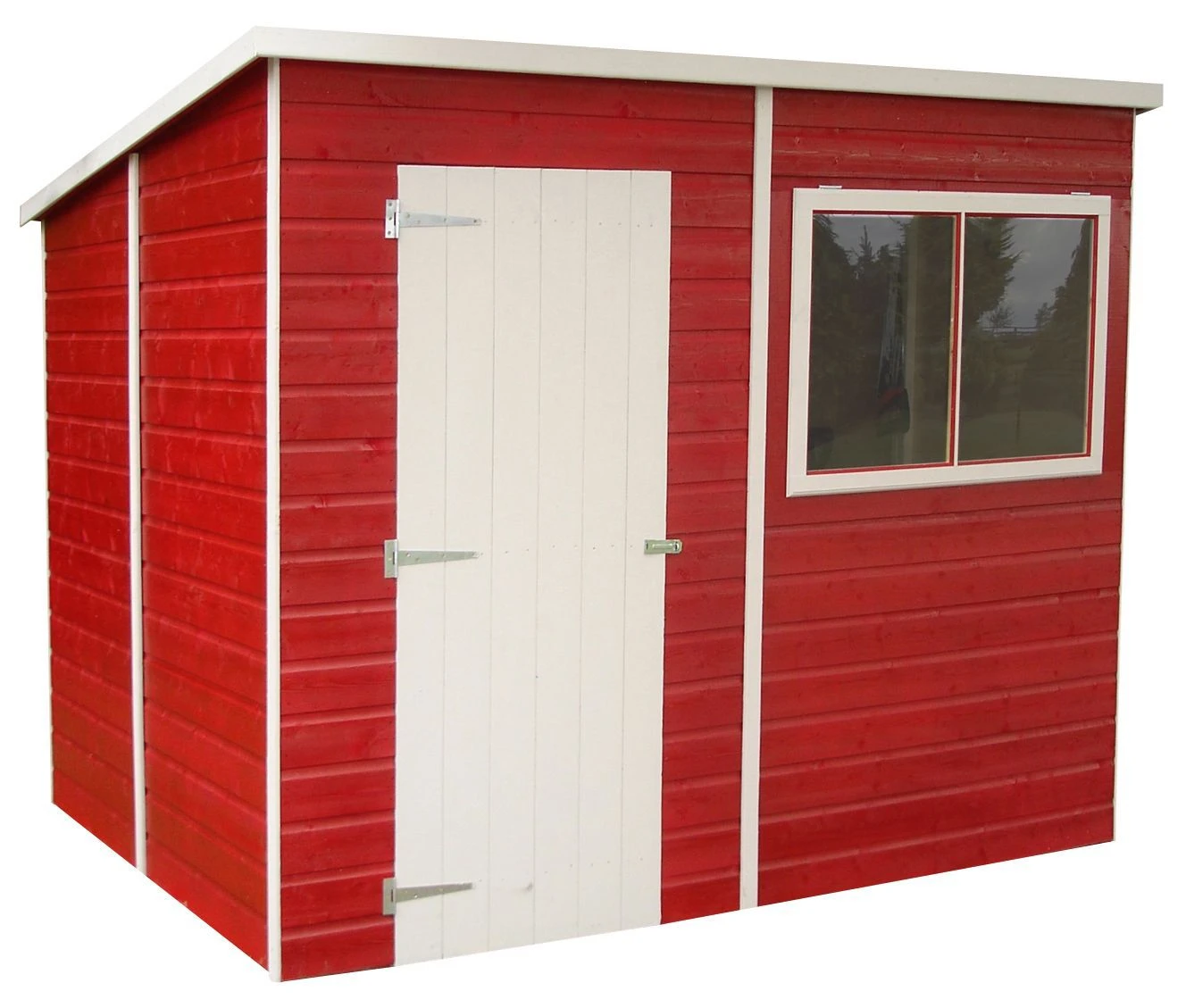 Shire Caldey 8x6 Ft Pent Shiplap Wooden Shed With Floor (Base Included) 3 Shire Caldey 8x6 Ft Pent Shiplap Wooden Shed With Floor (Base Included)
