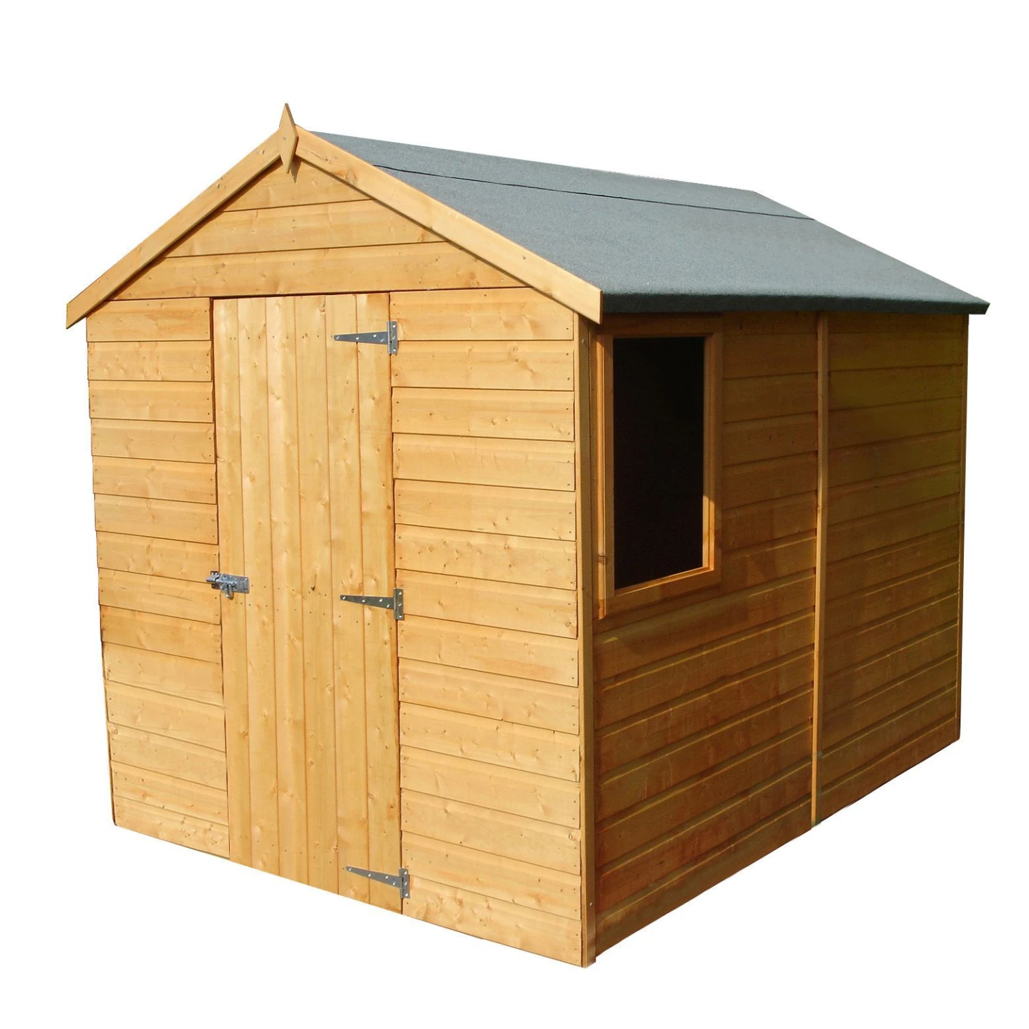 Shire Durham 8x6 Ft Apex Shiplap Wooden Shed With Floor (Base Included) - Assembly Service Included 3 Shire Durham 8x6 Ft Apex Shiplap Wooden Shed With Floor (Base Included) - Assembly Service Included