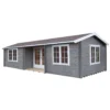 Shire Elveden 26x14 Glass Apex Tongue & Groove Wooden Cabin - Base Not Included -Gardens and Outdoor shire elveden 26x14 glass apex tongue groove wooden cabin base not included5019804522576 01i bq