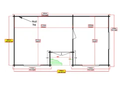 Shire Elveden 26x14 Toughened Glass Apex Tongue & Groove Wooden Cabin - Base Not Included -Gardens and Outdoor shire elveden 26x14 toughened glass apex tongue groove wooden cabin base not included5019804111527 02t