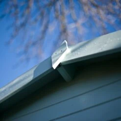 Shire Elveden 26x14 Toughened Glass Apex Tongue & Groove Wooden Cabin - Base Not Included -Gardens and Outdoor shire elveden 26x14 toughened glass apex tongue groove wooden cabin base not included5019804111527 04i bq