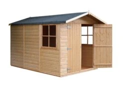 Shire Guernsey 7x10 Ft Apex Shiplap Wooden 2 Door 2 Windows Shed With Floor - Assembly Service Included -Gardens and Outdoor shire guernsey 7x10 ft apex shiplap wooden 2 door 2 windows shed with floor assembly service included5397007006353 01bq