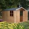 Shire Guernsey 7x10 Ft Apex Shiplap Wooden Shed With Floor -Gardens and Outdoor shire guernsey 7x10 ft apex shiplap wooden shed with floor5397007006346 07bq