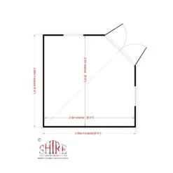 Shire Hampton 10x10 Glass Pent Shiplap Wooden Summer House - Base Not Included 23 Shire Hampton 10x10 Glass Pent Shiplap Wooden Summer House - Base Not Included -Gardens and Outdoor shire hampton 10x10 glass pent shiplap wooden summer house base not included5019804008186 03t