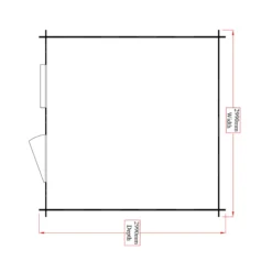 Shire Hartley 10x10 Apex Tongue & Groove Wooden Cabin (Base Included) -Gardens and Outdoor shire hartley 10x10 apex tongue groove wooden cabin base included 5019804198863 02t