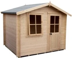 Shire Hartley 7x7 Apex Tongue & Groove Wooden Cabin (Base Included) - Assembly Service Included -Gardens and Outdoor shire hartley 7x7 apex tongue groove wooden cabin base included assembly service included5019804197729 03c bq