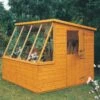 Shire Iceni 8x8 Ft Pent Shiplap Wooden Shed With Floor - Assembly Service Included -Gardens and Outdoor shire iceni 8x8 ft pent shiplap wooden shed with floor assembly service included5019804119028 01i bq
