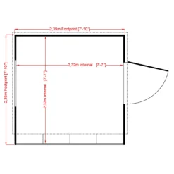 Shire Iceni 8x8 Ft Pent Shiplap Wooden Shed With Floor -Gardens and Outdoor shire iceni 8x8 ft pent shiplap wooden shed with floor5019804119011 02t bq