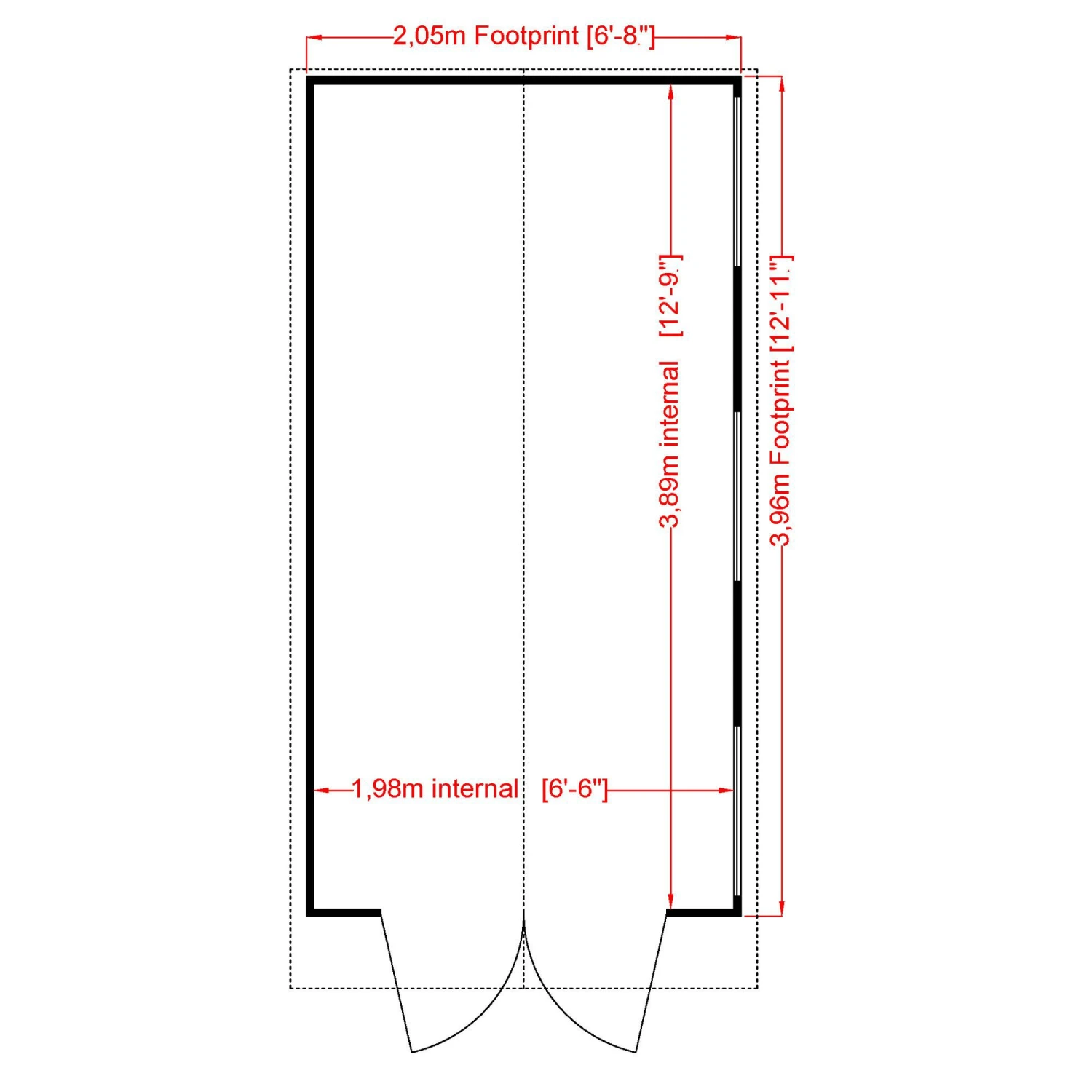 Shire Jersey 13x7 Ft Apex Shiplap Wooden Shed With Floor - Assembly Service Included 5 Shire Jersey 13x7 Ft Apex Shiplap Wooden Shed With Floor - Assembly Service Included - Image 3