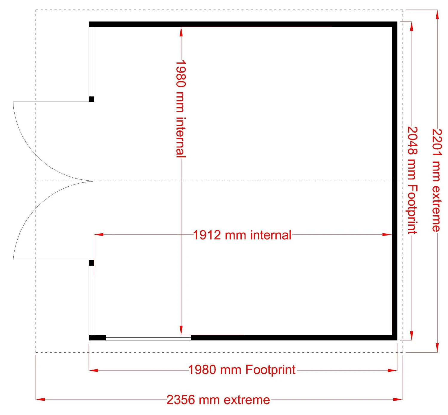 Shire Kensington 7x7 Glass Apex Shiplap Wooden Summer House - Base Included 10 Shire Kensington 7x7 Glass Apex Shiplap Wooden Summer House - Base Included - Image 8