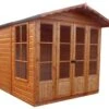 Shire Kensington 7x7 Glass Apex Shiplap Wooden Summer House - Base Included 2 Shire Kensington 7x7 Glass Apex Shiplap Wooden Summer House - Base Included -Gardens and Outdoor shire kensington 7x7 glass apex shiplap wooden summer house base included5019804198504 03c bq