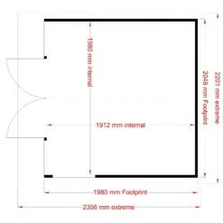 Shire Kensington 7x7 Toughened Glass Apex Shiplap Wooden Summer House - Base Included 12 Shire Kensington 7x7 Toughened Glass Apex Shiplap Wooden Summer House - Base Included -Gardens and Outdoor shire kensington 7x7 toughened glass apex shiplap wooden summer house base included5019804111190 02t