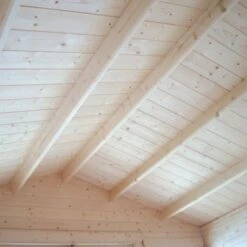 Shire Kingswood 18x20 Toughened Glass Apex Tongue & Groove Wooden Cabin - Base Not Included -Gardens and Outdoor shire kingswood 18x20 toughened glass apex tongue groove wooden cabin base not included5019804194728 37c