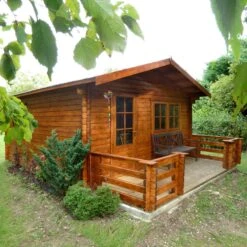 Shire Kinver 12x14 Glass Apex Tongue & Groove Wooden Cabin - Base Not Included -Gardens and Outdoor shire kinver 12x14 glass apex tongue groove wooden cabin base not included5019804112197 03i bq