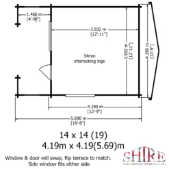 Shire Kinver 14x14 Glass Apex Tongue & Groove Wooden Cabin - Base Not Included 23 Shire Kinver 14x14 Glass Apex Tongue & Groove Wooden Cabin - Base Not Included -Gardens and Outdoor shire kinver 14x14 glass apex tongue groove wooden cabin base not included5019804114191 01i bq