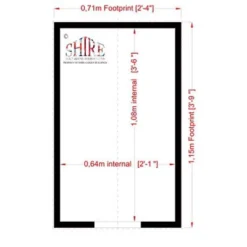 Shire Large Sark Kennel, (H)0.87m (W)0.71m (D)1.15m -Gardens and Outdoor shire large sark kennel h 0 87m w 0 71m d 1 15m5019804111862 03t