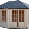 Shire Leygrove 14x10 Glass Apex Tongue & Groove Wooden Cabin - Base Not Included 2 Shire Leygrove 14x10 Glass Apex Tongue & Groove Wooden Cabin - Base Not Included -Gardens and Outdoor shire leygrove 14x10 glass apex tongue groove wooden cabin base not included5019804251483 02c