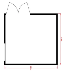 Shire Mammoth 10x10 Glass Apex Wooden Workshop - Base Not Included -Gardens and Outdoor shire mammoth 10x10 glass apex wooden workshop base not included5019804103133 02t