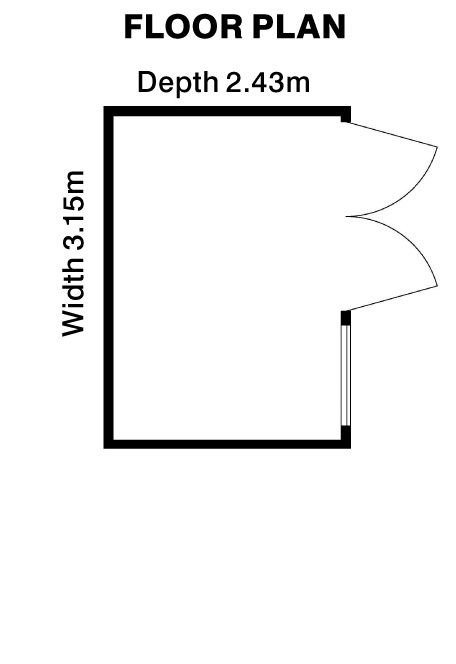 Shire Mammoth 10x7 Glass Apex Wooden Workshop - Base Not Included 5 Shire Mammoth 10x7 Glass Apex Wooden Workshop - Base Not Included - Image 3