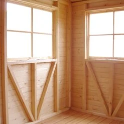 Shire Mammoth 15x10 Glass Apex Wooden Workshop - Base Not Included -Gardens and Outdoor shire mammoth 15x10 glass apex wooden workshop base not included5019804153138 39c