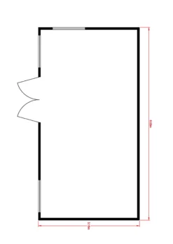 Shire Mammoth 20x10 Glass Apex Wooden Workshop - Base Not Included -Gardens and Outdoor shire mammoth 20x10 glass apex wooden workshop base not included5019804203130 02t