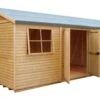 Shire Mammoth 20x10 Glass Apex Wooden Workshop - Base Not Included -Gardens and Outdoor shire mammoth 20x10 glass apex wooden workshop base not included5019804203130 03c bq
