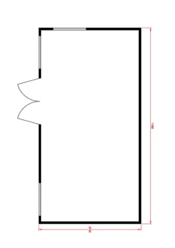 Shire Mammoth 24x12 Glass Apex Wooden Workshop - Base Not Included -Gardens and Outdoor shire mammoth 24x12 glass apex wooden workshop base not included5019804243181 03t