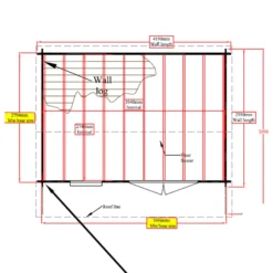 Shire Marlborough 10x14 Ft Apex Tongue & Groove Wooden Cabin With Felt Tile Roof - Assembly Service Included -Gardens and Outdoor shire marlborough 10x14 ft apex tongue groove wooden cabin with felt tile roof assembly service included5019804112432 02t