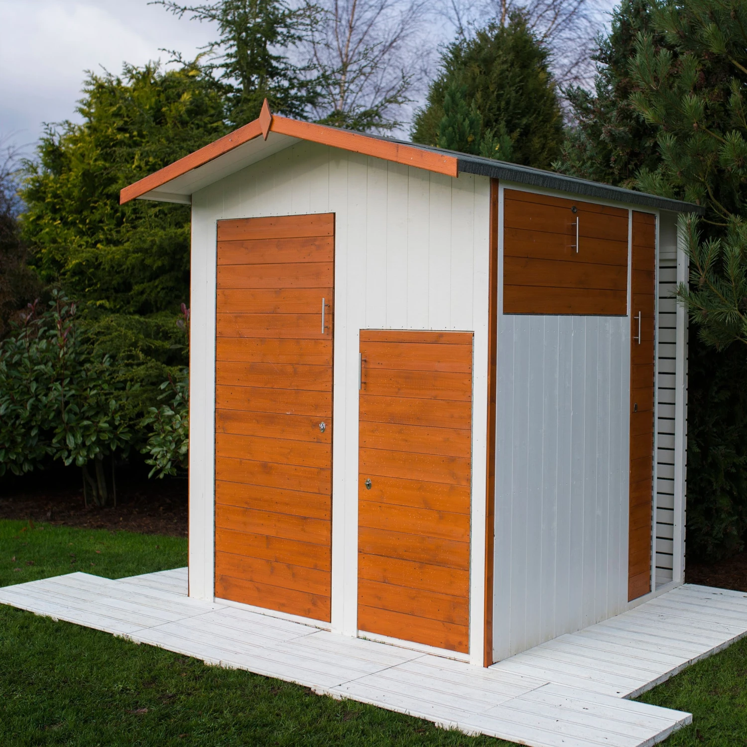Shire Multi Store 6x6 Ft Apex Tongue & Groove Wooden Shed With Floor 3 Shire Multi Store 6x6 Ft Apex Tongue & Groove Wooden Shed With Floor