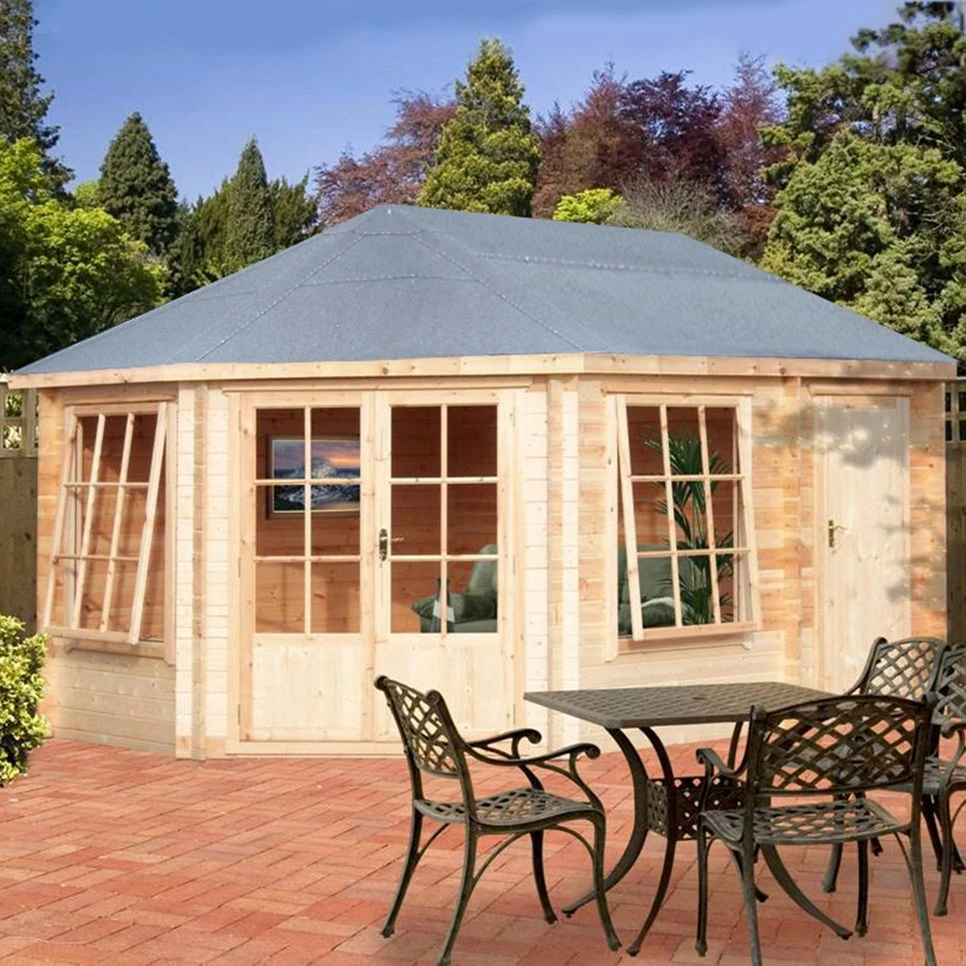 Shire Rowney 14x10 Glass Apex Tongue & Groove Wooden Cabin - Base Not Included 7 Shire Rowney 14x10 Glass Apex Tongue & Groove Wooden Cabin - Base Not Included - Image 5