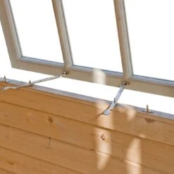 Shire Rowney 14x10 Toughened Glass Apex Tongue & Groove Wooden Cabin - Base Not Included -Gardens and Outdoor shire rowney 14x10 toughened glass apex tongue groove wooden cabin base not included5019804851409 37c