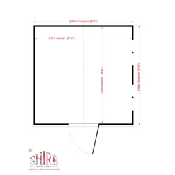 Shire Security Cabin 10x10 Ft Apex Shiplap Wooden Shed With Floor - Assembly Service Included 8 Shire Security Cabin 10x10 Ft Apex Shiplap Wooden Shed With Floor - Assembly Service Included -Gardens and Outdoor shire security cabin 10x10 ft apex shiplap wooden shed with floor assembly service included5019804112159 03t
