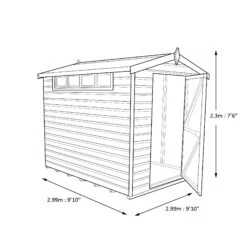 Shire Security Cabin 10x10 Ft Apex Shiplap Wooden Shed With Floor -Gardens and Outdoor shire security cabin 10x10 ft apex shiplap wooden shed with floor5019804122141 03t