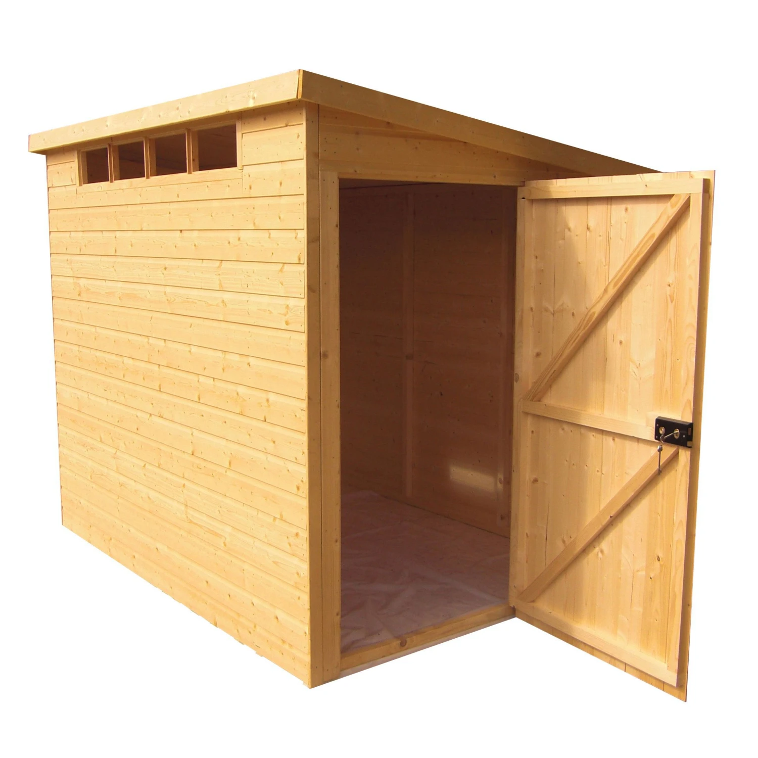 Shire Security Cabin 10x6 Ft Pent Shiplap Wooden Shed With Floor - Assembly Service Included 4 Shire Security Cabin 10x6 Ft Pent Shiplap Wooden Shed With Floor - Assembly Service Included - Image 2