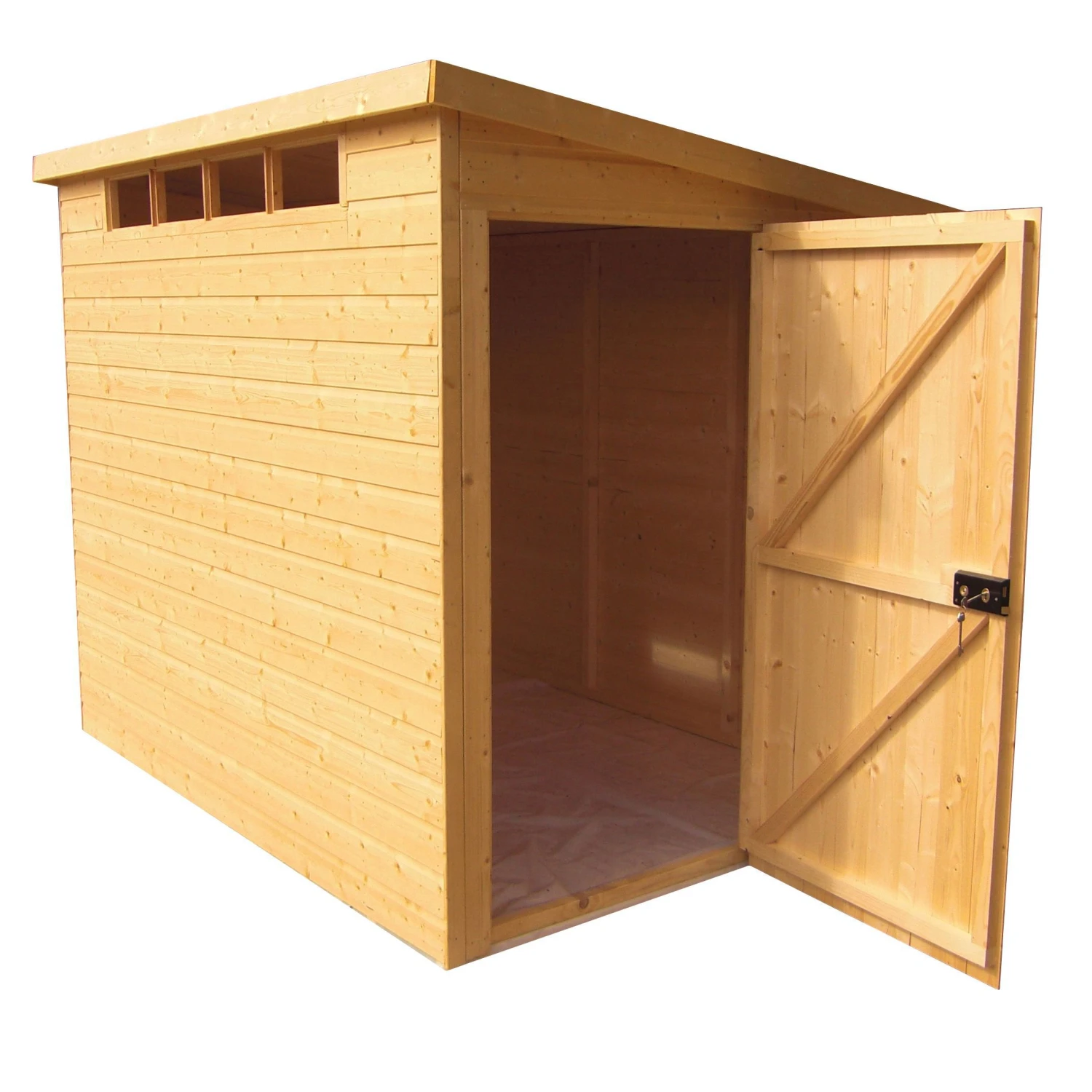 Shire Security Cabin 10x8 Ft Pent Shiplap Wooden Shed With Floor - Assembly Service Included 3 Shire Security Cabin 10x8 Ft Pent Shiplap Wooden Shed With Floor - Assembly Service Included