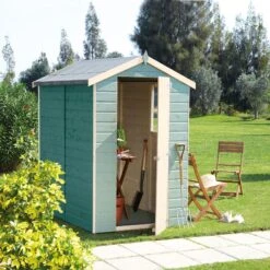Shire Shetland 6x4 Ft Apex Shiplap Wooden Shed With Floor (Base Included) - Assembly Service Included -Gardens and Outdoor shire shetland 6x4 ft apex shiplap wooden shed with floor base included assembly service included5397007006308 05bq