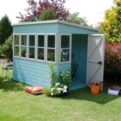 Shire Sun 8x8 Glass Pent Shiplap Wooden Summer House - Base Not Included 15 Shire Sun 8x8 Glass Pent Shiplap Wooden Summer House - Base Not Included -Gardens and Outdoor shire sun 8x8 glass pent shiplap wooden summer house base not included5019804112029 01i