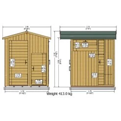 Shire Tongue & Groove Wooden 6x6 Apex Garden Storage - Assembly Service Included -Gardens and Outdoor shire tongue groove wooden 6x6 apex garden storage assembly service included5019804118786 01t bq