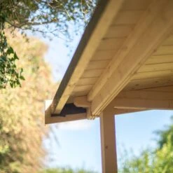 Shire Twyford 16x17 Ft Toughened Glass Apex Tongue & Groove Wooden Cabin With Felt Tile Roof -Gardens and Outdoor shire twyford 16x17 ft toughened glass apex tongue groove wooden cabin with felt tile roof5019804111480 02i bq