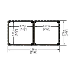 Shire Wooden Bin Storage 9 Shire Wooden Bin Storage -Gardens and Outdoor shire wooden bin storage5060490133256 02t bq