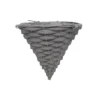 Smart Garden Faux Rattan Grey Cone Plastic Hanging Basket, 35cm -Gardens and Outdoor smart garden faux rattan grey cone plastic hanging basket 35cm5050642051293 01c bq