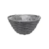 Smart Garden Faux Rattan Grey Round Plastic Hanging Basket, 35cm -Gardens and Outdoor smart garden faux rattan grey round plastic hanging basket 35cm5050642051286 01c bq