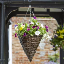 Smart Garden Hyacinth Natural Cone Hanging Basket, 35cm 5 Smart Garden Hyacinth Natural Cone Hanging Basket, 35cm -Gardens and Outdoor smart garden hyacinth natural cone hanging basket 35cm5050642051279 02i bq